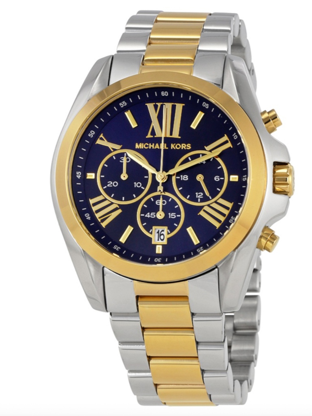 Michael Kors Blue Dial Chronograph, NEW never worn, MK5976